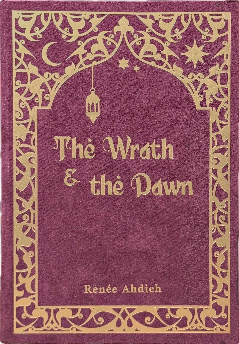 Our hand-bound The Wrath and the Dawn
