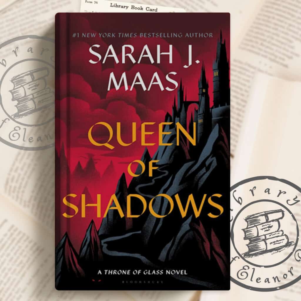 young adult books cover called queen of shadows by sarah j maas