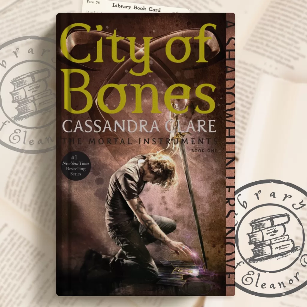 YA Vampire book series - City of Bones By Cssandra Clare book cover