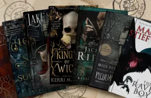 Best Halloween books for young adults - 7 ya book covers in a single image