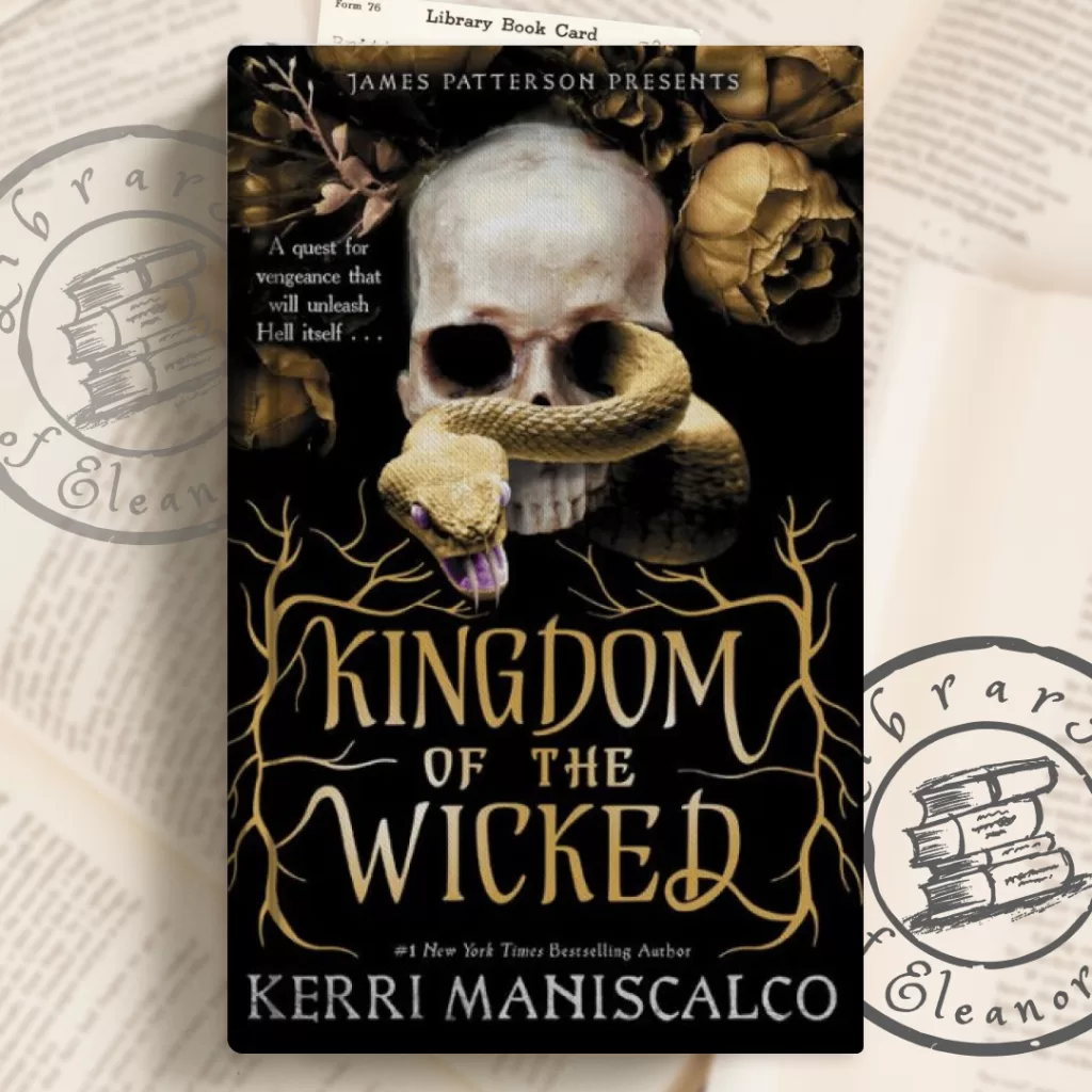 Kingdom of the Wicked book cover with custom background from our blog