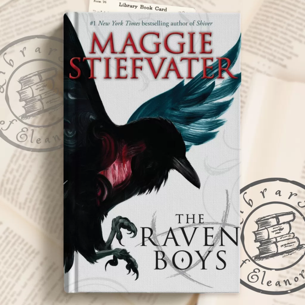 The Raven Boys book cover for a Halloween read